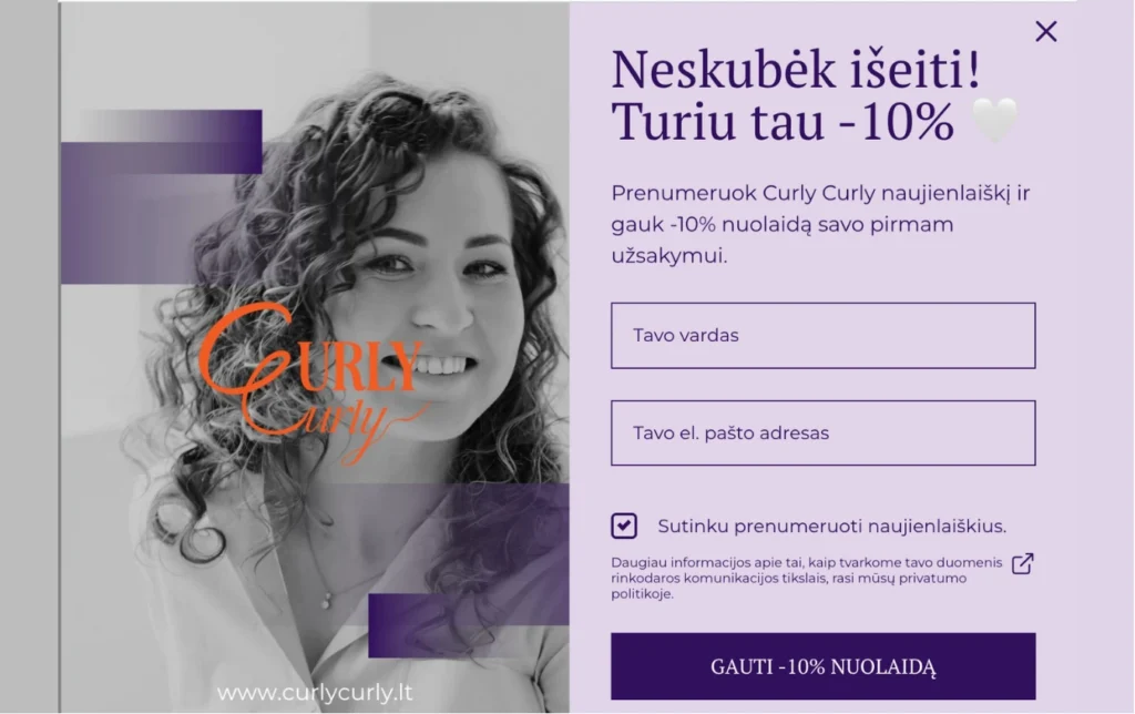 taškas ant i naujienlaiškiai verslui darbo pavyzdys 2a